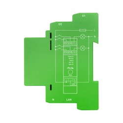 Shelly Relais 'Pro Dimmer 2PM' LED Glühbirne WLAN LAN BT DIN-Rail — Buy in Cyprus with Fast Delivery