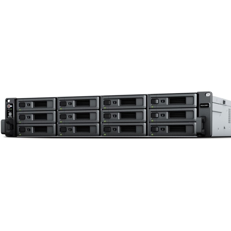 Buy 12-Bay Synology RackStation - RS2423+ - 2U Rack NAS, AMD Ryzen V1780B 3.35GH... in Cyprus, Nicosia, Limassol, Larnaka, Pafos