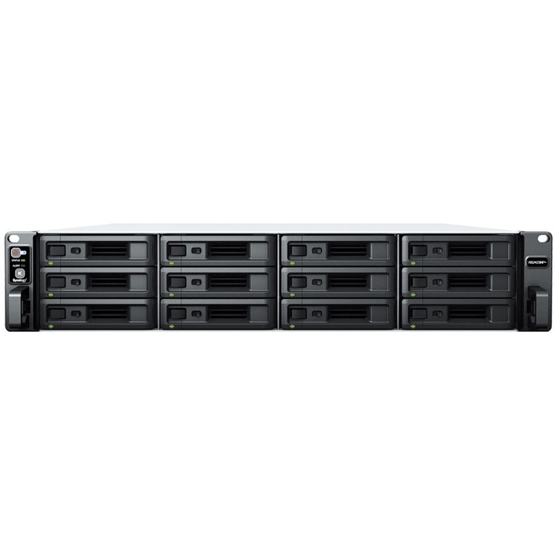 Buy 12-Bay Synology RackStation - RS2423+ - 2U Rack NAS, AMD Ryzen V1780B 3.35GH... in Cyprus, Nicosia, Limassol, Larnaka, Pafos