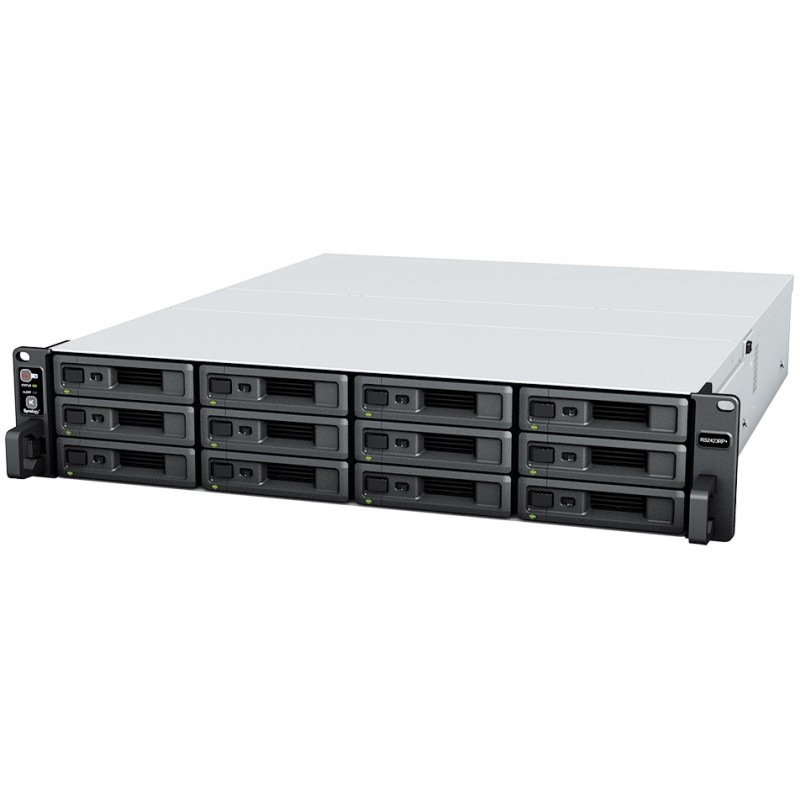 Buy 12-Bay Synology RackStation - RS2423+ - 2U Rack NAS, AMD Ryzen V1780B 3.35GH... in Cyprus, Nicosia, Limassol, Larnaka, Pafos