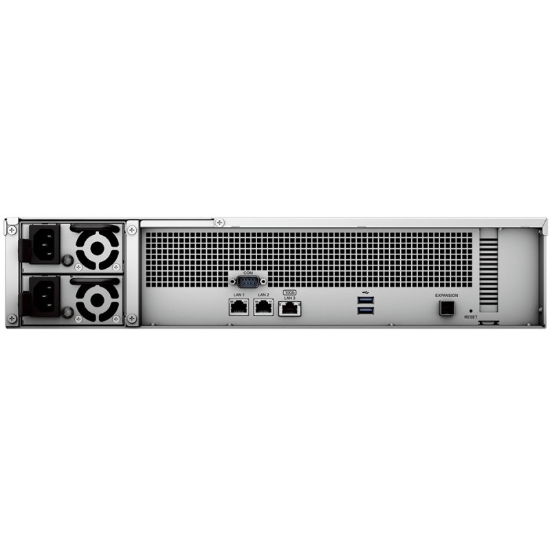 Buy 12-Bay Synology RackStation - RS2423+ - 2U Rack NAS, AMD Ryzen V1780B 3.35GH... in Cyprus, Nicosia, Limassol, Larnaka, Pafos