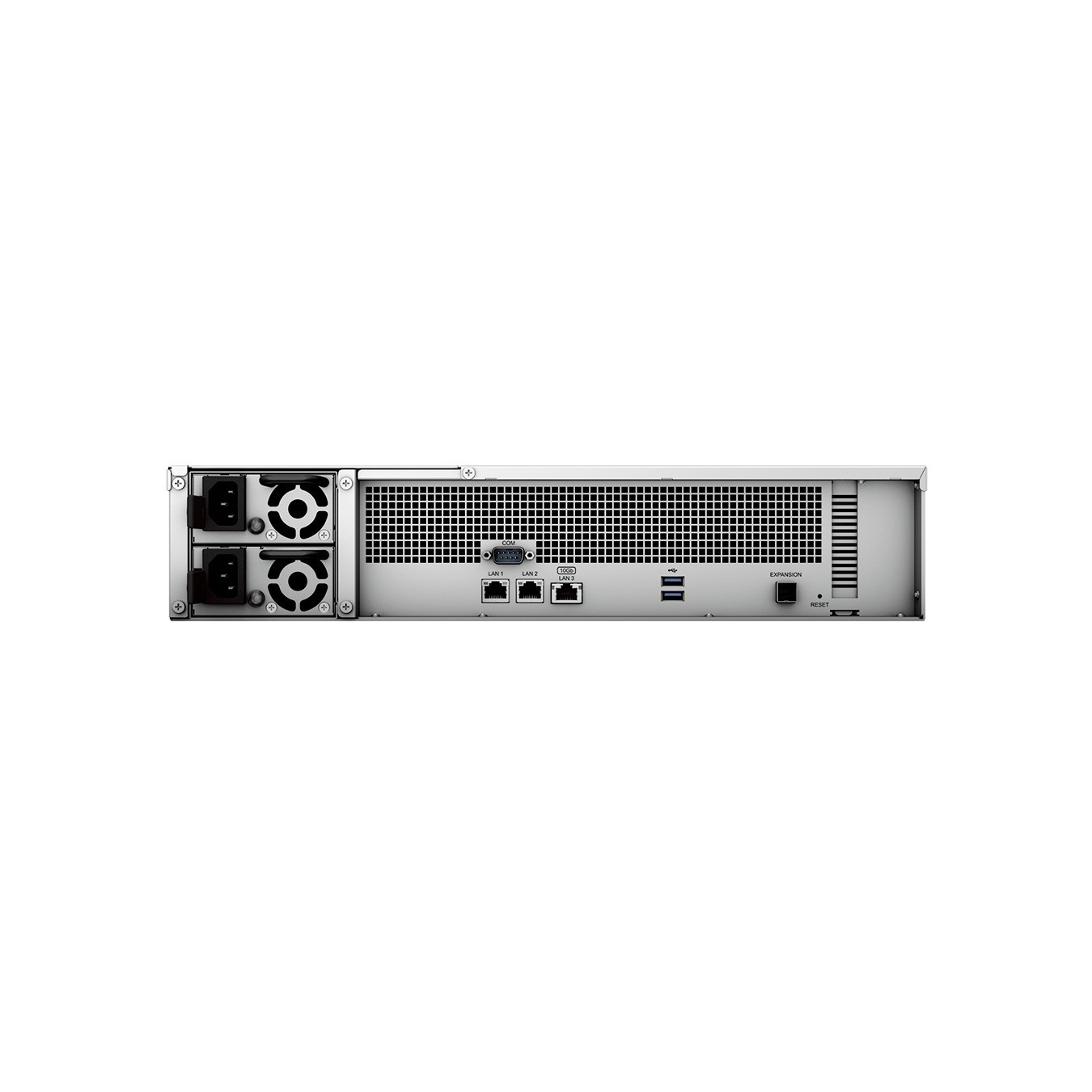 12-Bay Synology RackStation - RS2423+ - 2U Rack NAS, AMD Ryzen V1780B 3.35GHz (3.6GHz boost), 8GB DDR4