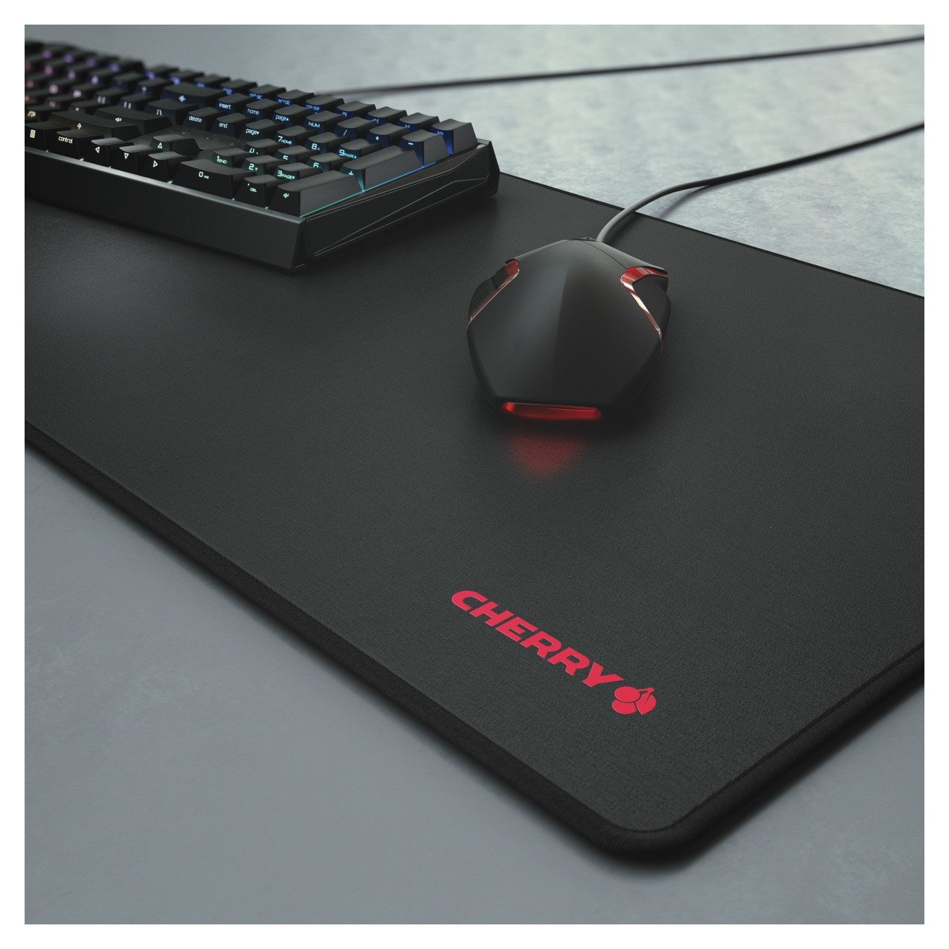 CHERRY MP 2000 PREMIUM XXL Mousepad - MP2000 - Black, 800 x 350 x 5 mm, Non-slip Gaming Surface