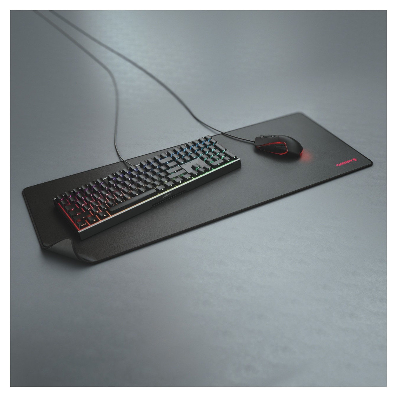 CHERRY MP 2000 PREMIUM XXL Mousepad - MP2000 - Black, 800 x 350 x 5 mm, Non-slip Gaming Surface