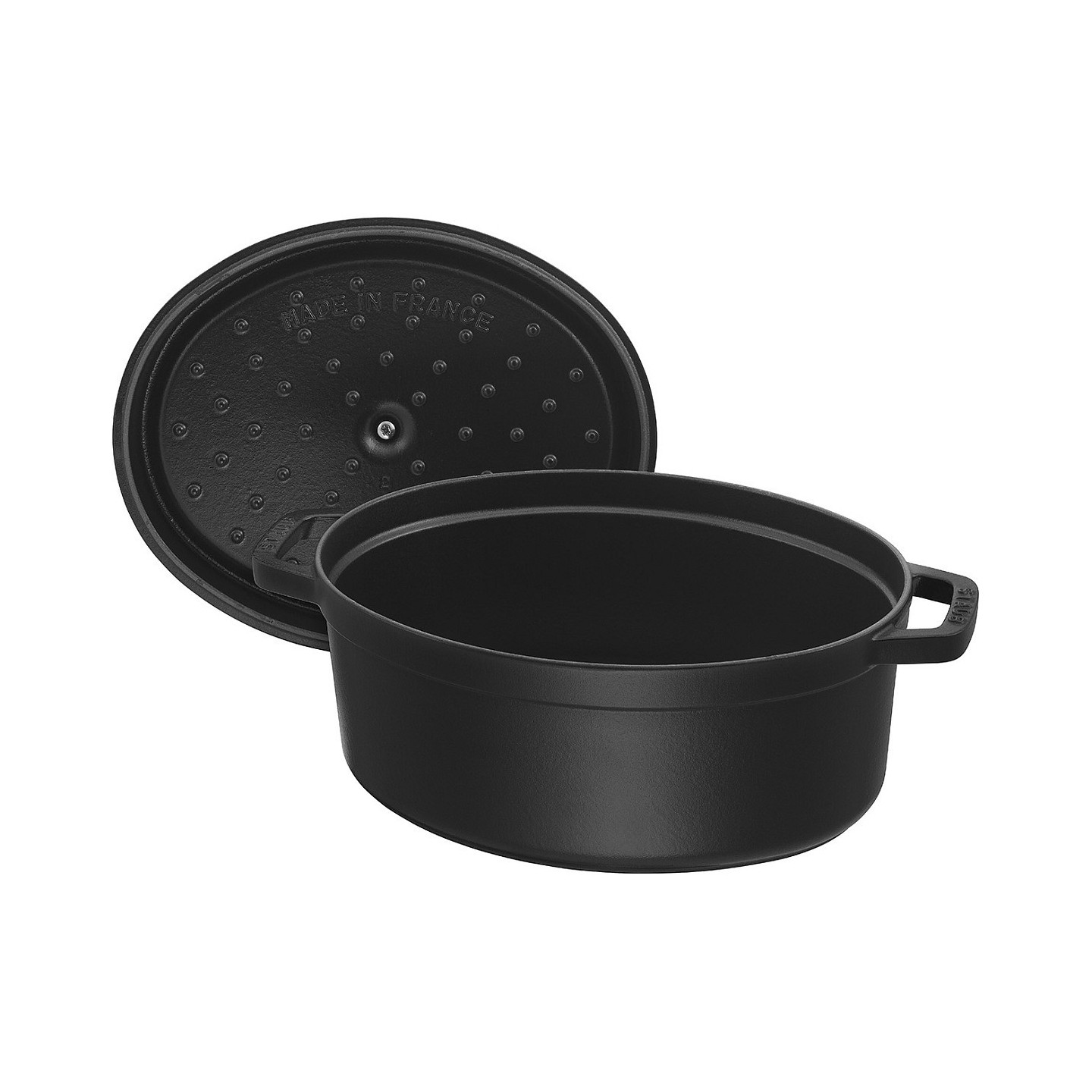 Staub La Cocotte 41cm oval schwarz. Gusseisen — Buy in Cyprus with Fast Delivery