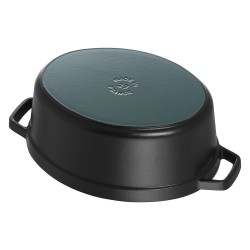 Staub La Cocotte 41cm oval schwarz. Gusseisen — Buy in Cyprus with Fast Delivery