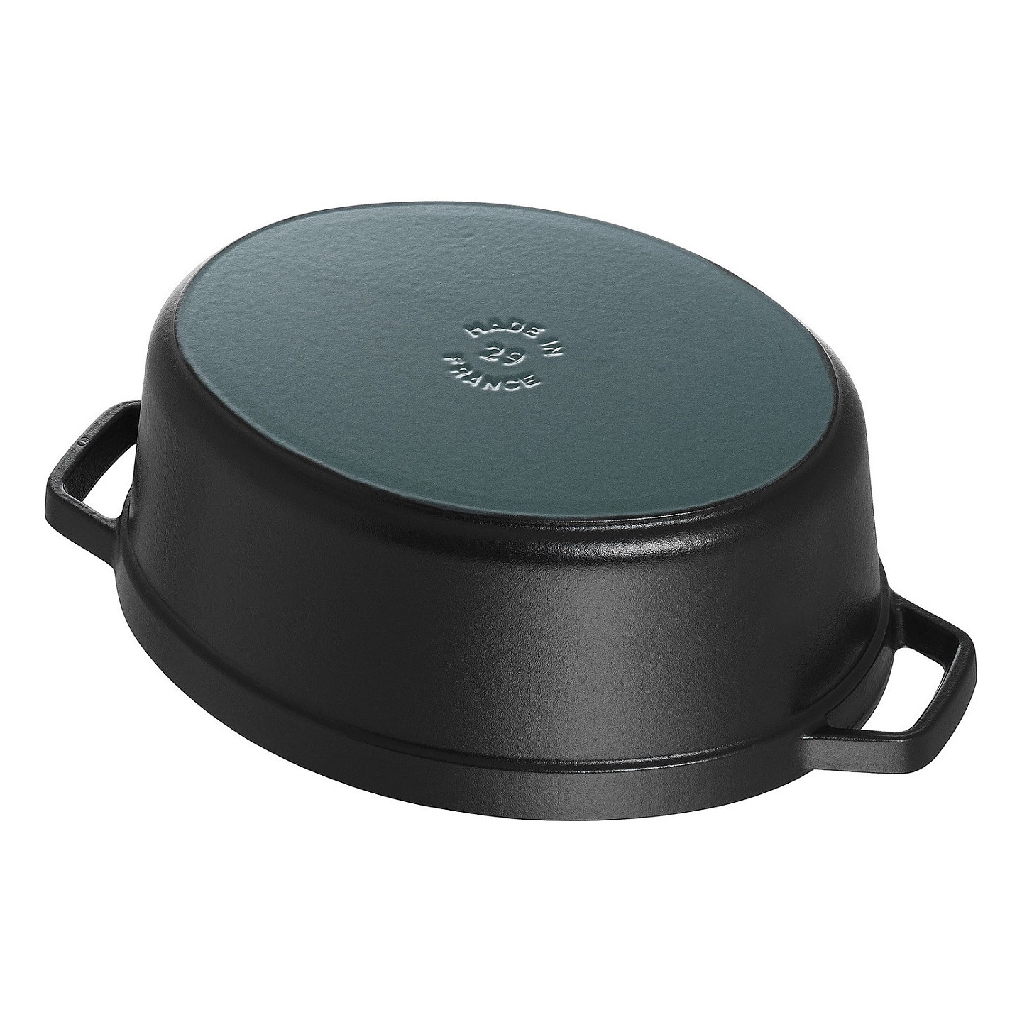 Staub La Cocotte 41cm oval schwarz. Gusseisen — Buy in Cyprus with Fast Delivery