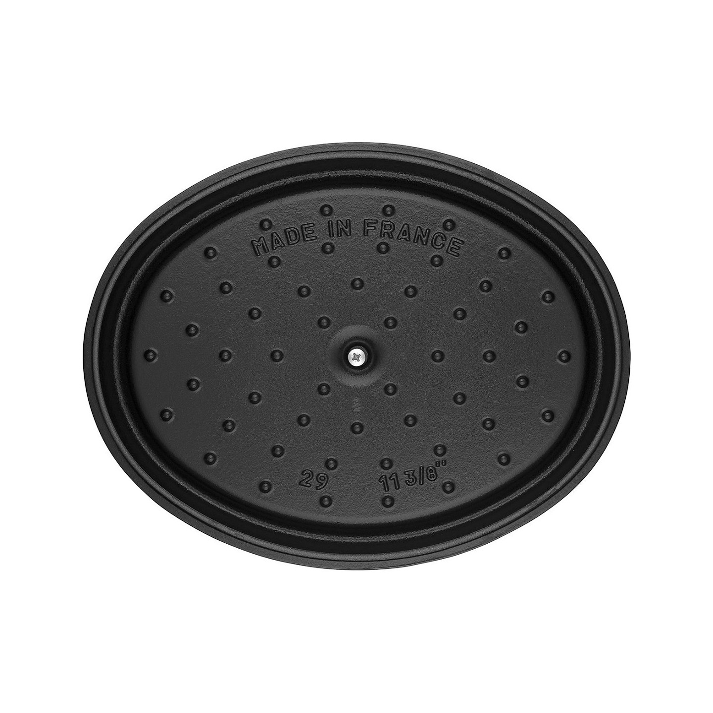 Staub La Cocotte 41cm oval schwarz. Gusseisen — Buy in Cyprus with Fast Delivery