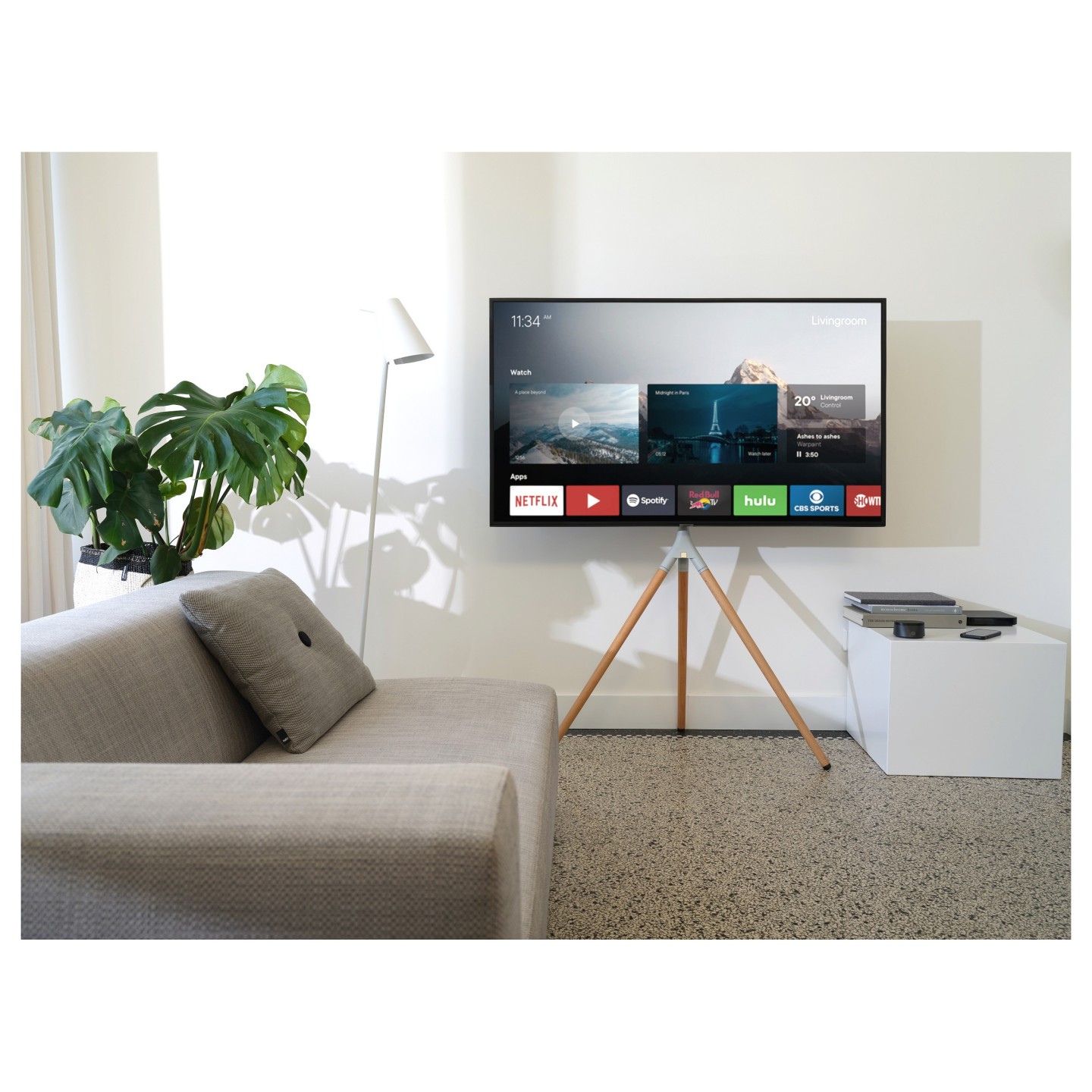 One for All TV Stand Ultraslim TURN 65 Tripod 360 WM7472 light — Buy in Cyprus with Fast Delivery