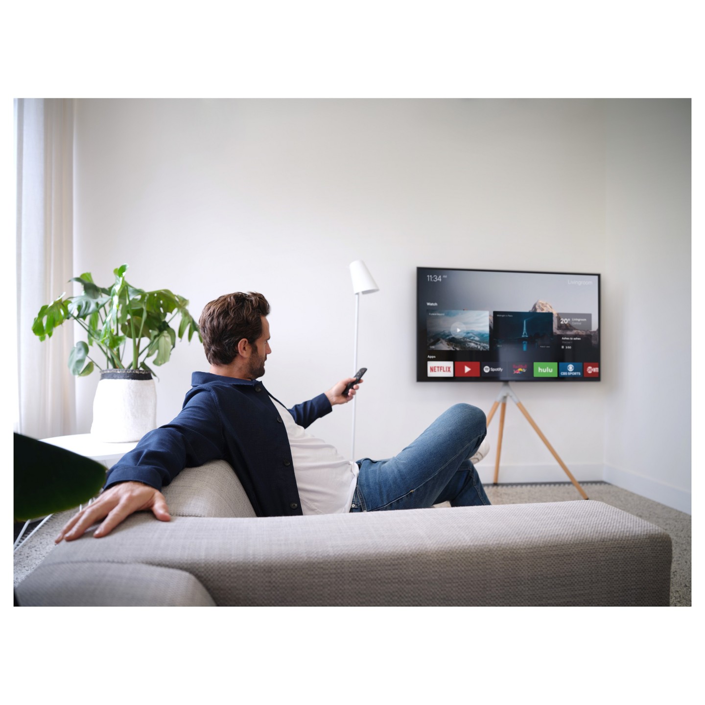 One for All TV Stand Ultraslim TURN 65 Tripod 360 WM7472 light — Buy in Cyprus with Fast Delivery