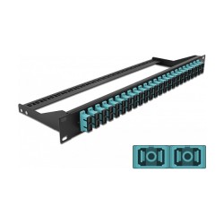 Delock 19? LWL Patchpanel 24 Port SC Duplex aqua — Buy in Cyprus with Fast Delivery