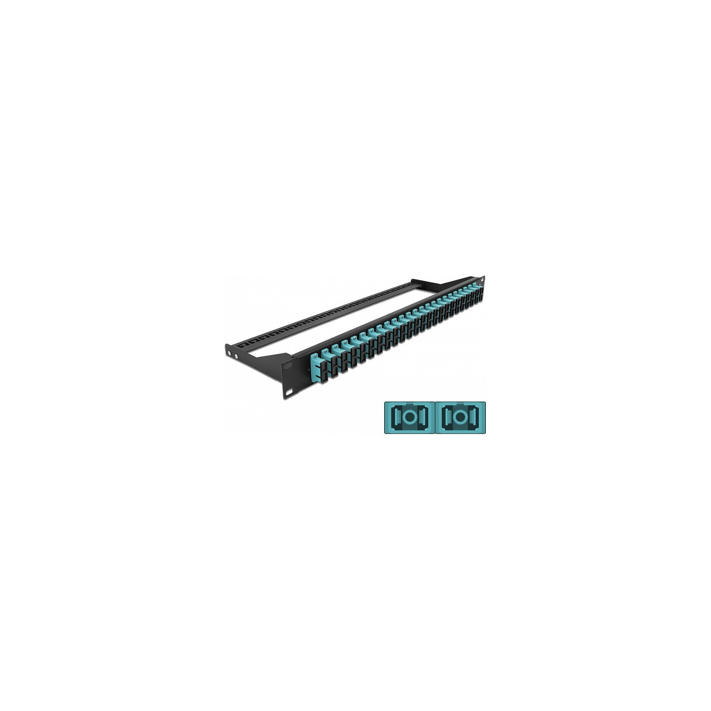 Delock 19? LWL Patchpanel 24 Port SC Duplex aqua — Buy in Cyprus with Fast Delivery