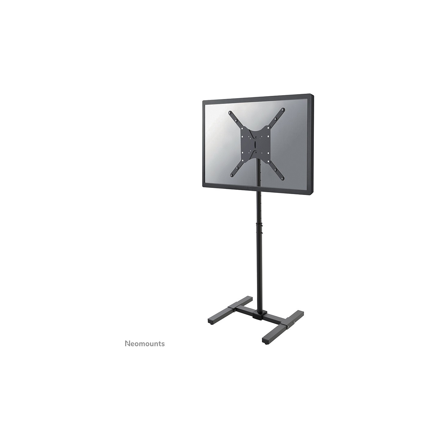 Bodenständer für Flachbild TV Monitor bis 55' (140 cm). Höhenverstellbar 20KG NS-FS100BLACK Neomounts