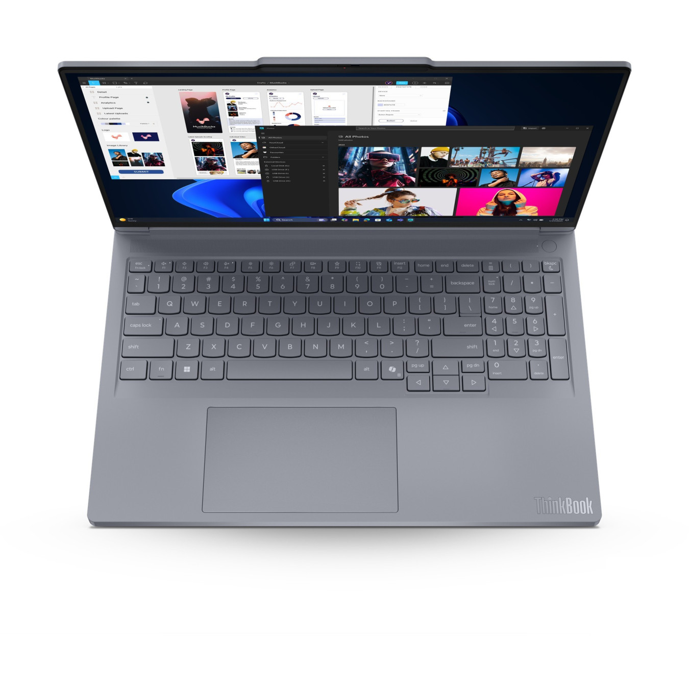 Lenovo ThinkBook 16p G6 - R9 8940HX 2.4GHz - 64GB DDR5, 1TB SSD - 16.0" WQXGA 240Hz Luna Grey - Windows 11 Pro
