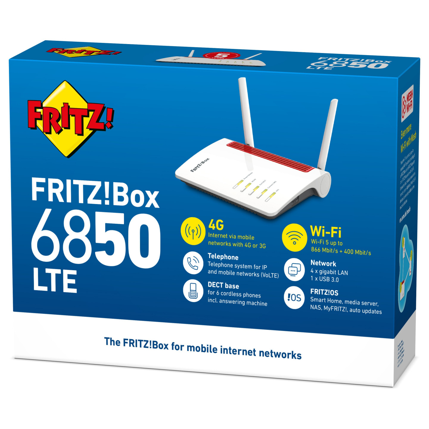 AVM Fritz! Box 6850 LTE - Router - WLAN — Buy in Cyprus with Fast Delivery