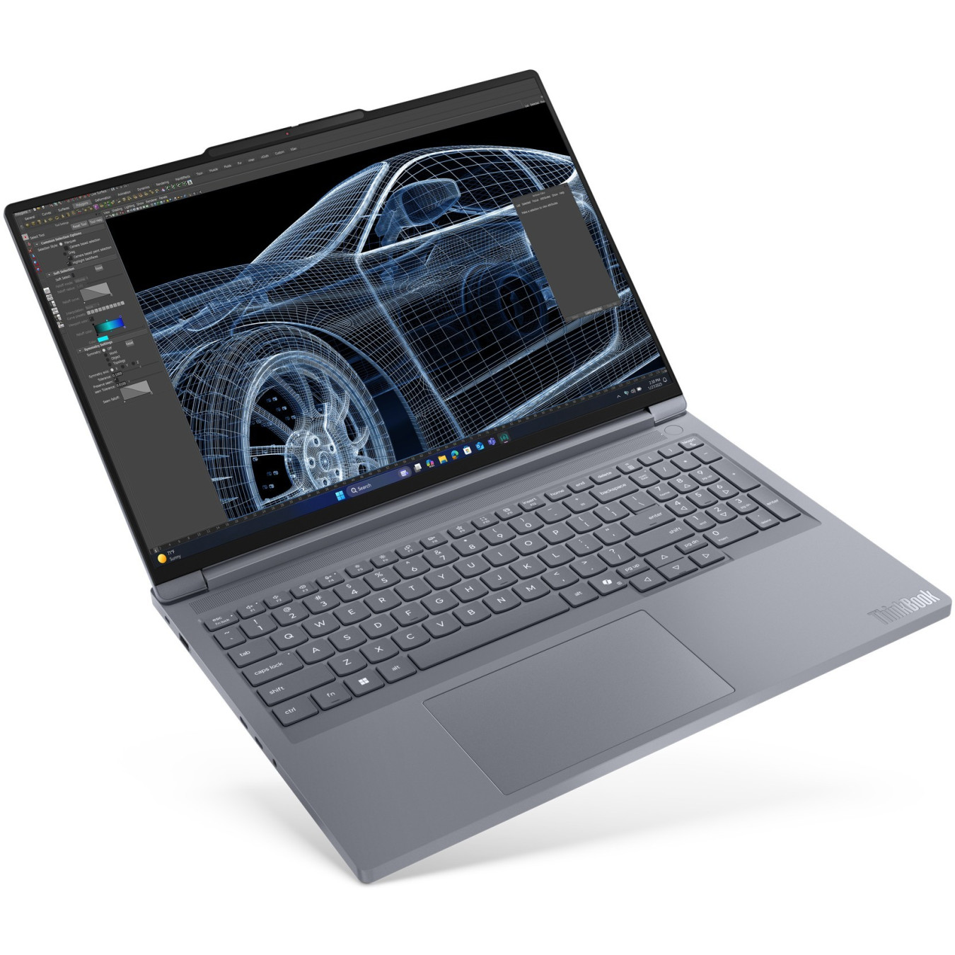 Lenovo ThinkBook 16p G6 - R9 8940HX 2.4GHz - 64GB DDR5, 1TB SSD - 16.0" WQXGA 240Hz Luna Grey - Windows 11 Pro