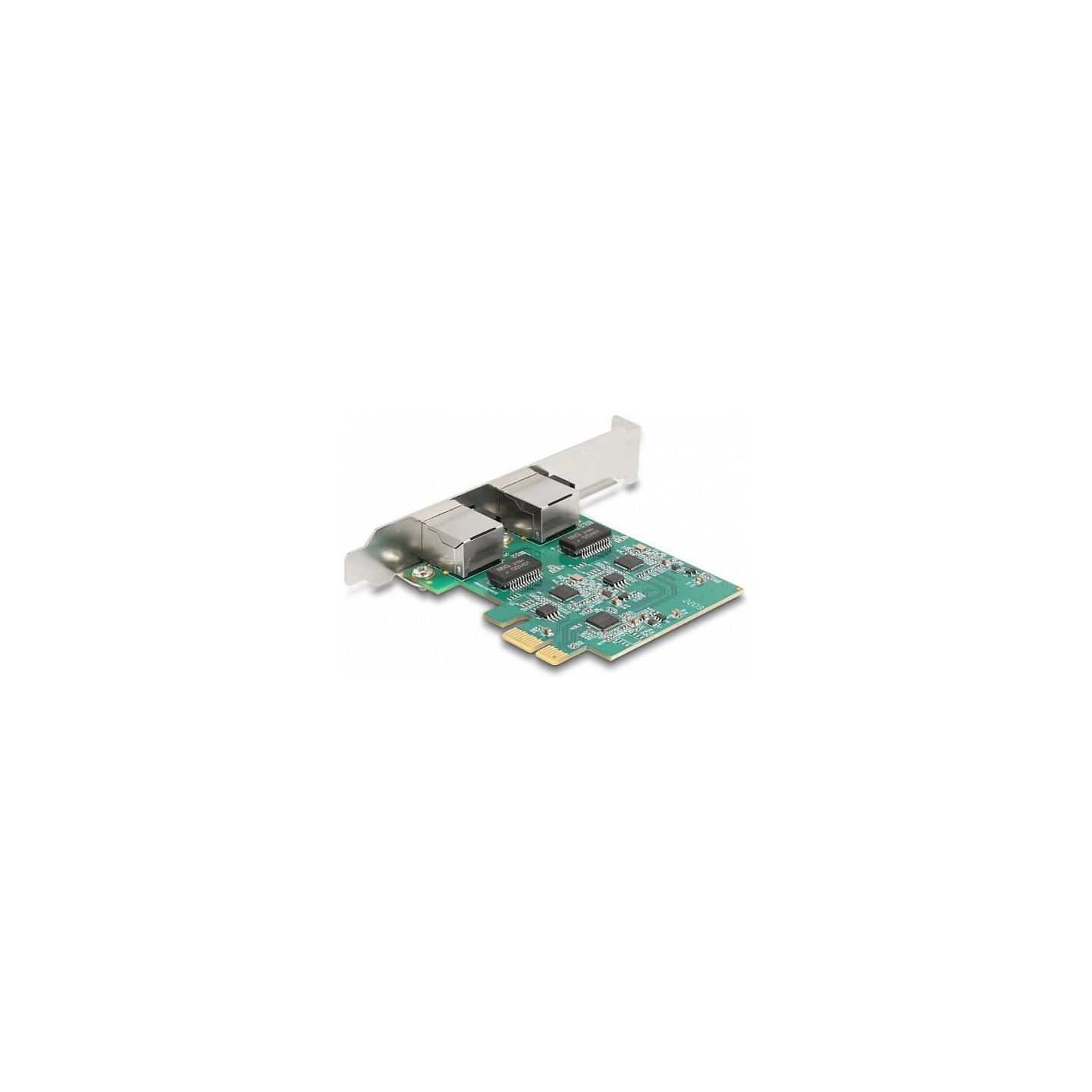 PCI Express x1 Netzwerkkarte 2.5 Gigabit LAN 2 x RJ45 RTL8125 — Buy in Cyprus with Fast Delivery