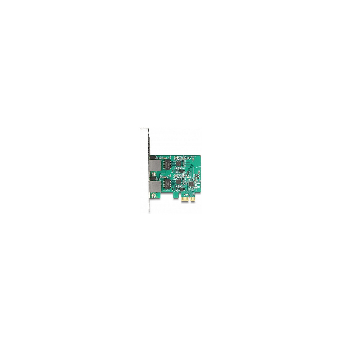 PCI Express x1 Netzwerkkarte 2.5 Gigabit LAN 2 x RJ45 RTL8125 — Buy in Cyprus with Fast Delivery