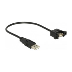85462 0.25m USB A USB A Männlich Weiblich Schwarz USB Kabel — Buy in Cyprus with Fast Delivery