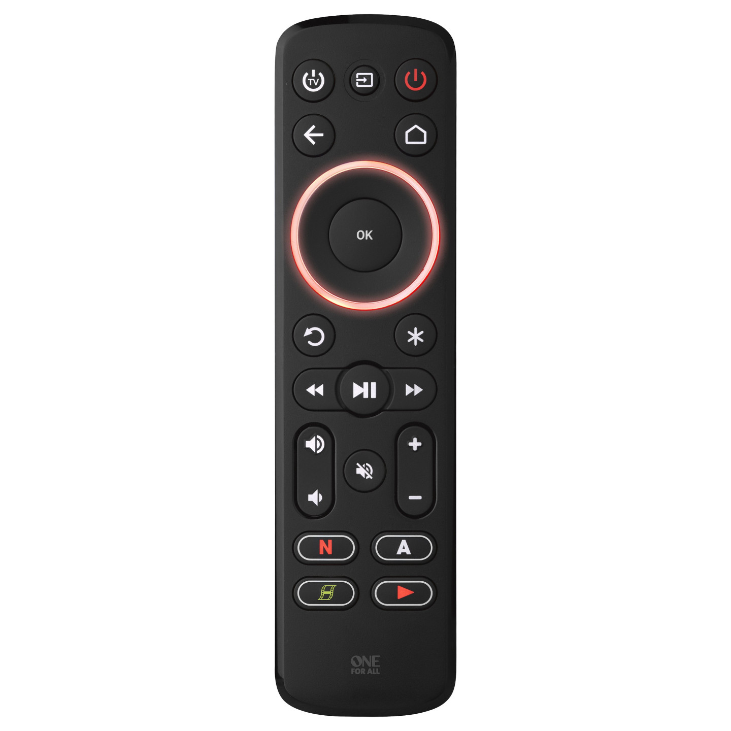 One for all Streamer Fernbedienung (schwarz) — Buy in Cyprus with Fast Delivery