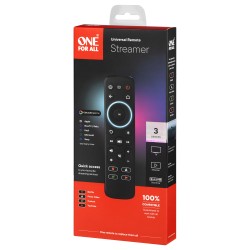 One for all Streamer Fernbedienung (schwarz) — Buy in Cyprus with Fast Delivery