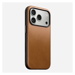 Nomad Modern Leather Case iPhone 17 Pro English Tan — Buy in Cyprus with Fast Delivery