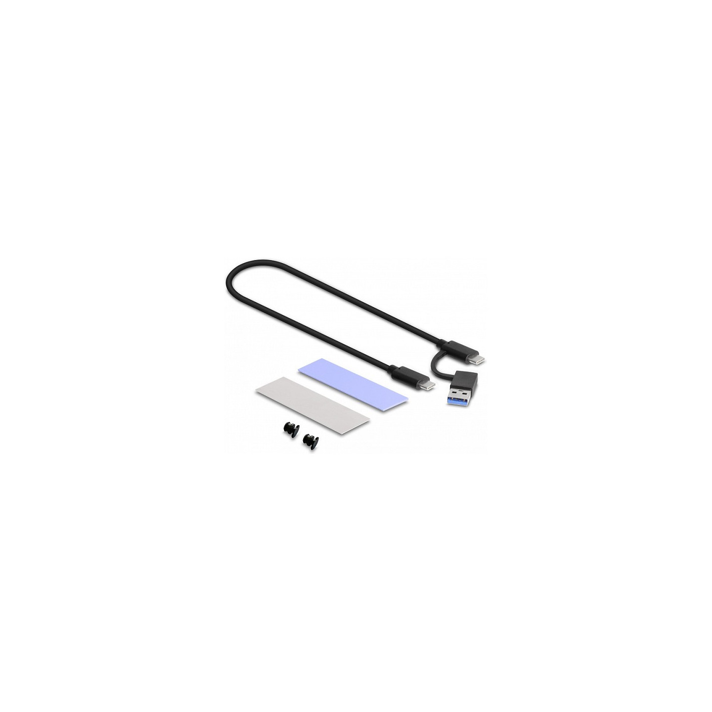 Externes USB Type-CTM Combo Gehäuse für M.2 NVMe PCIe oder SATA SSD - werkzeugfrei — Buy in Cyprus with Fast Delivery