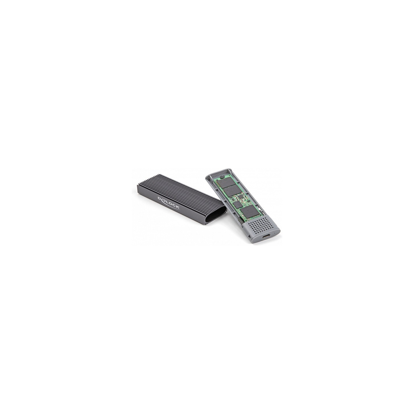 Externes USB Type-CTM Combo Gehäuse für M.2 NVMe PCIe oder SATA SSD - werkzeugfrei — Buy in Cyprus with Fast Delivery