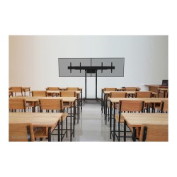Neomounts FL55-875BL1 motorisierter Bodenständer für 55-100' Bildschirme - Schwarz — Buy in Cyprus with Fast Delivery