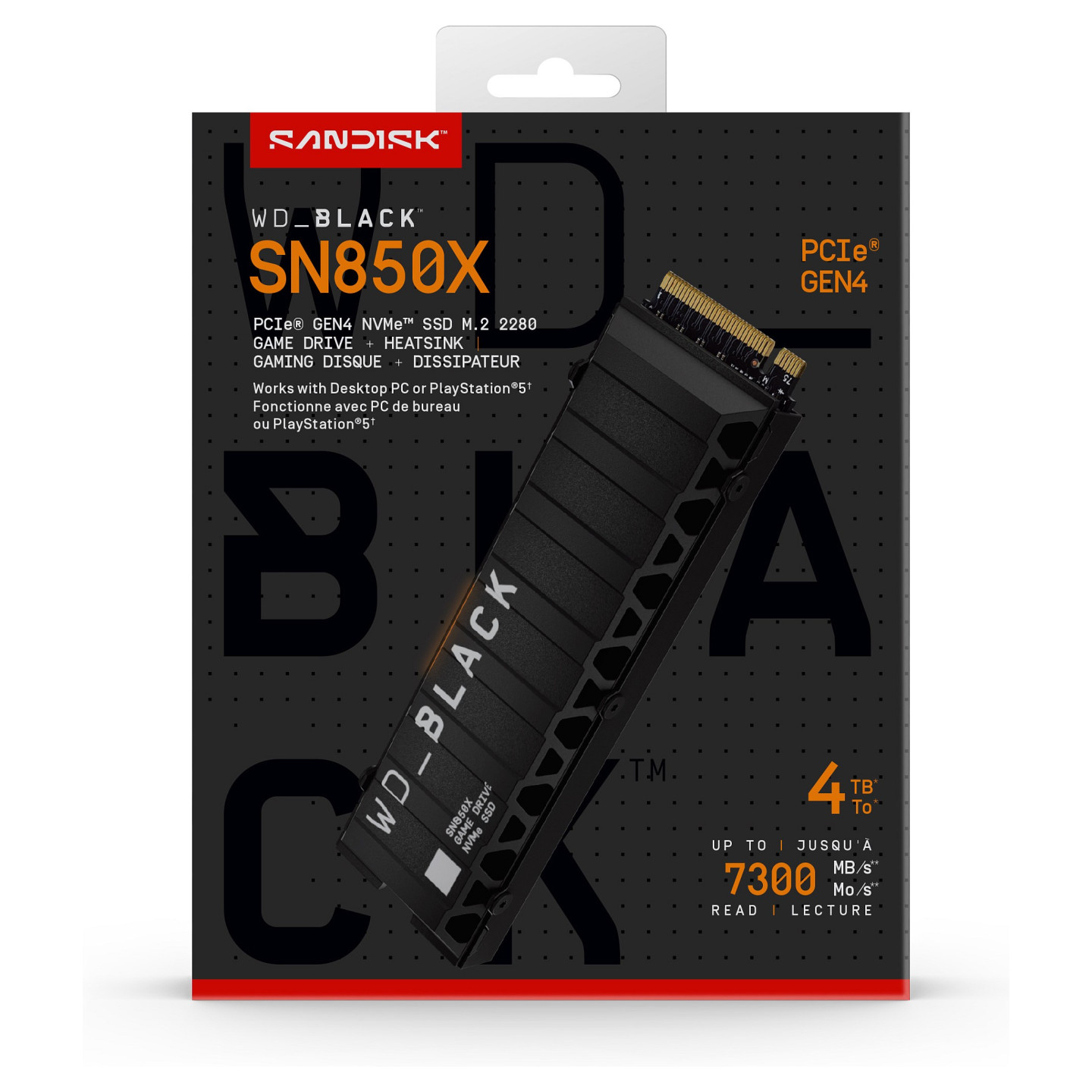 M.2 4TB WD Black SN850X NVMe PCIe 4.0 x 4 with Heatsink — Buy in Cyprus with Fast Delivery