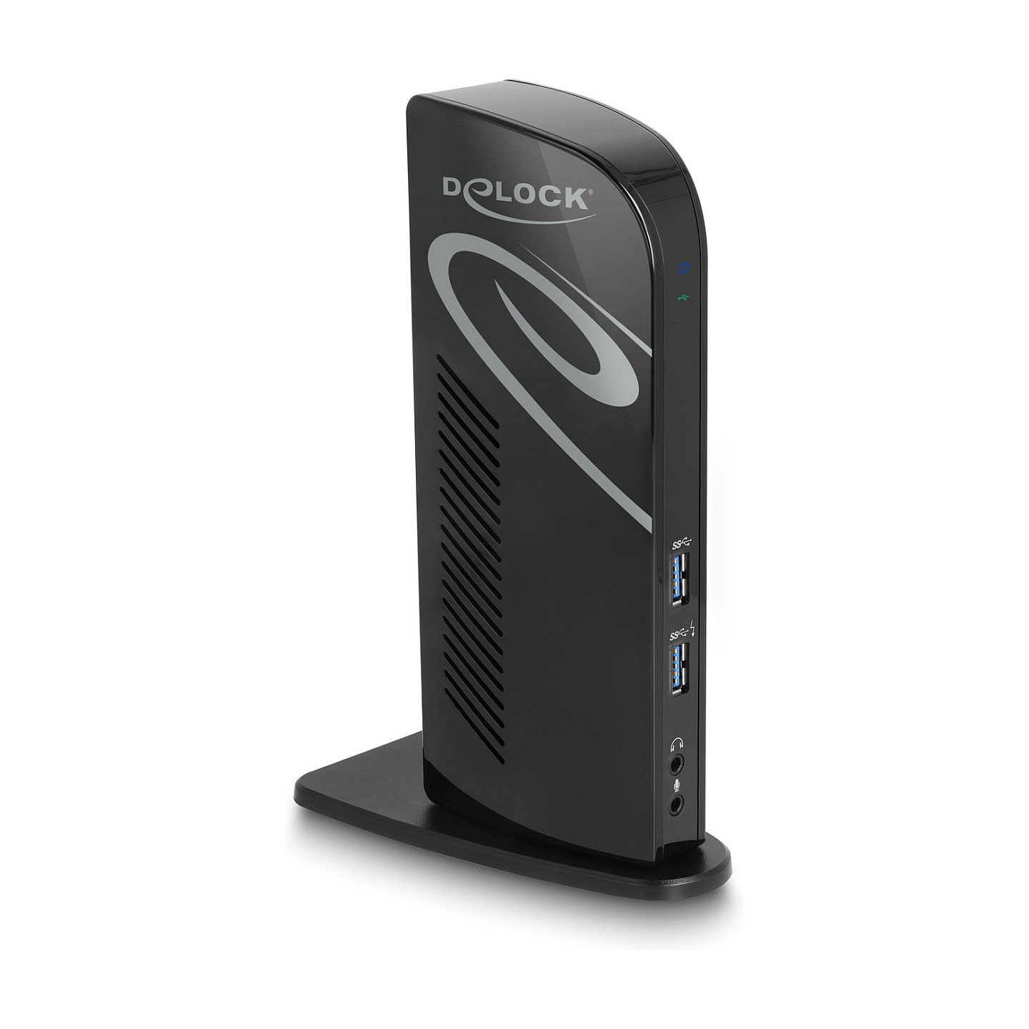 D DeLOCK Dockingstation 4xUSB3.2 2xDisplayPort 4K RJ45 Ethernet Audio Black — Buy in Cyprus with Fast Delivery