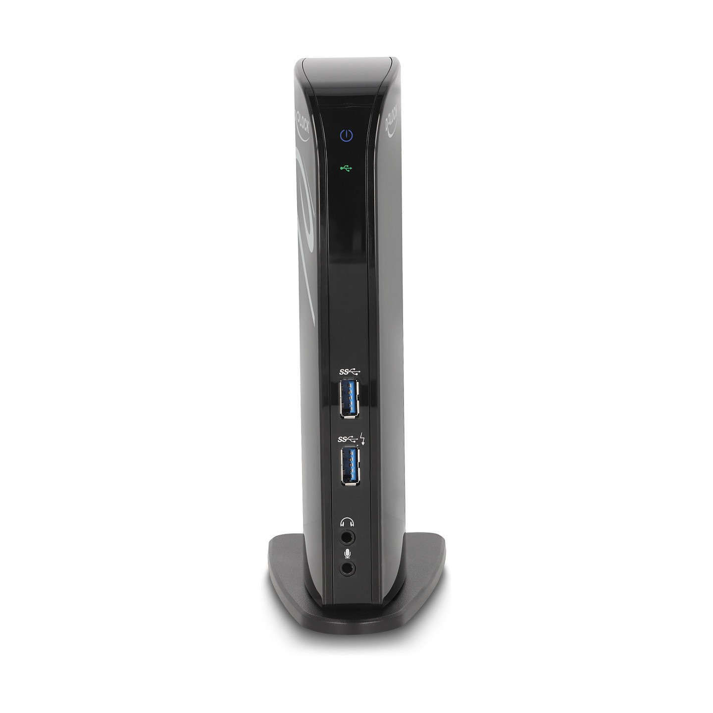 D DeLOCK Dockingstation 4xUSB3.2 2xDisplayPort 4K RJ45 Ethernet Audio Black — Buy in Cyprus with Fast Delivery