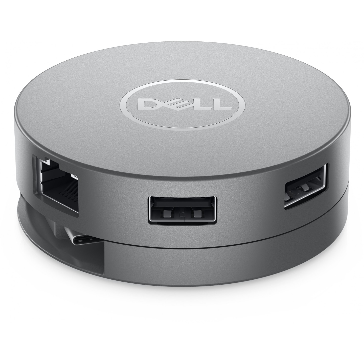 Dell DA310 7-in-1 USB-C Travel Hub - DA310 - Silver, HDMI 2.0, DP 1.4, VGA, 2x USB3.1-A, USB-C, Gigabit Ethernet