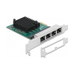 PCI Express x1 Netzwerkkarte Gigabit LAN 4 x RJ45 RTL8111 — Buy in Cyprus with Fast Delivery