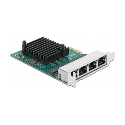 PCI Express x1 Netzwerkkarte Gigabit LAN 4 x RJ45 RTL8111 — Buy in Cyprus with Fast Delivery