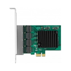 PCI Express x1 Netzwerkkarte Gigabit LAN 4 x RJ45 RTL8111 — Buy in Cyprus with Fast Delivery