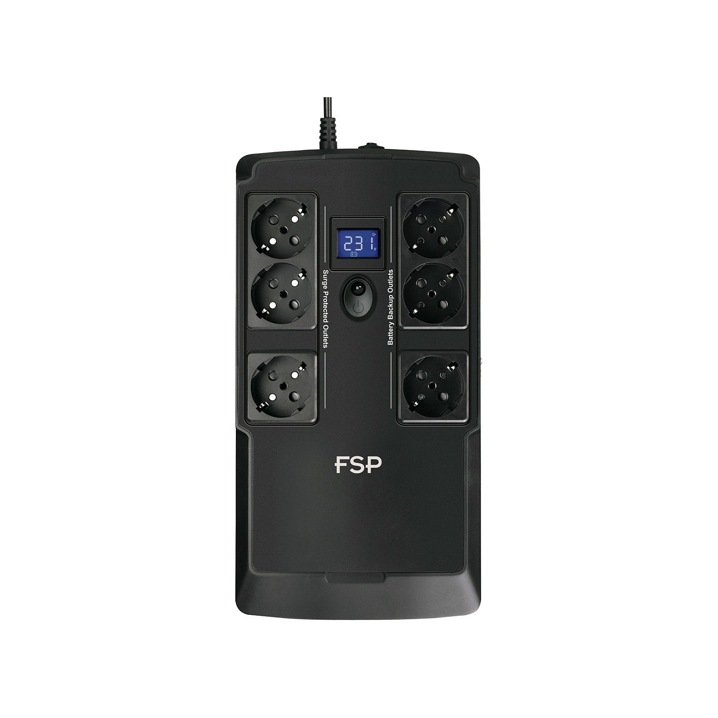 FSP NanoFit 800 800VA 480W RJ45 LCD 6xSCHUKO — Buy in Cyprus with Fast Delivery