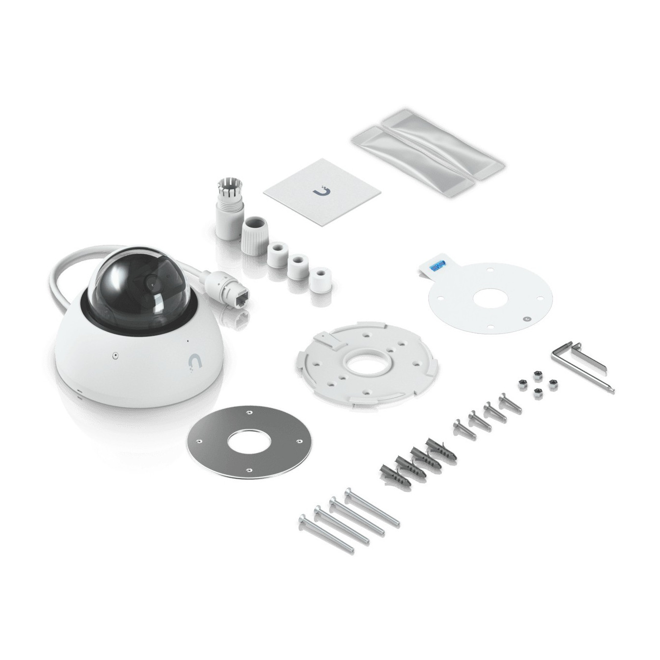 Ubiquiti UVC-AI-Dome-W - 8MP (4K) AI Dome Camera, ARM Cortex-A53, White, 40m IR, IP66 — Buy in Cyprus with Fast Delivery