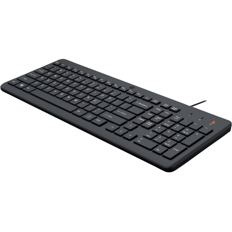 Buy HP 150 Wired Keyboard - USB-A - Full-size (100%), Black, German Layout in Cyprus, Nicosia, Limassol, Larnaka, Pafos