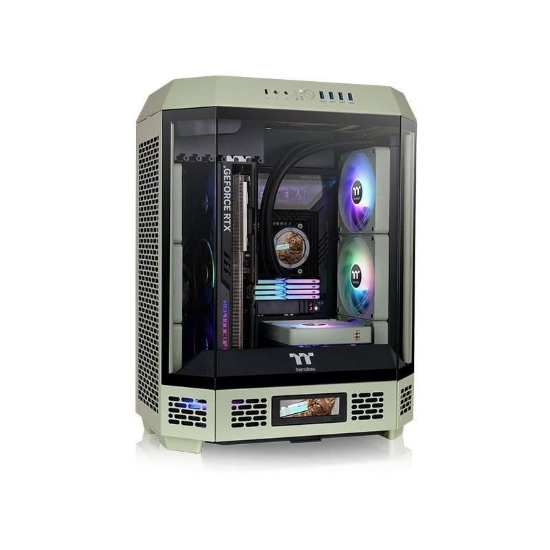 Buy Thermaltake The Tower 600 - CA-1Z1-00MEWN-00 - Mid Tower ATX Case, Matcha Gr... in Cyprus, Nicosia, Limassol, Larnaka, Pafos