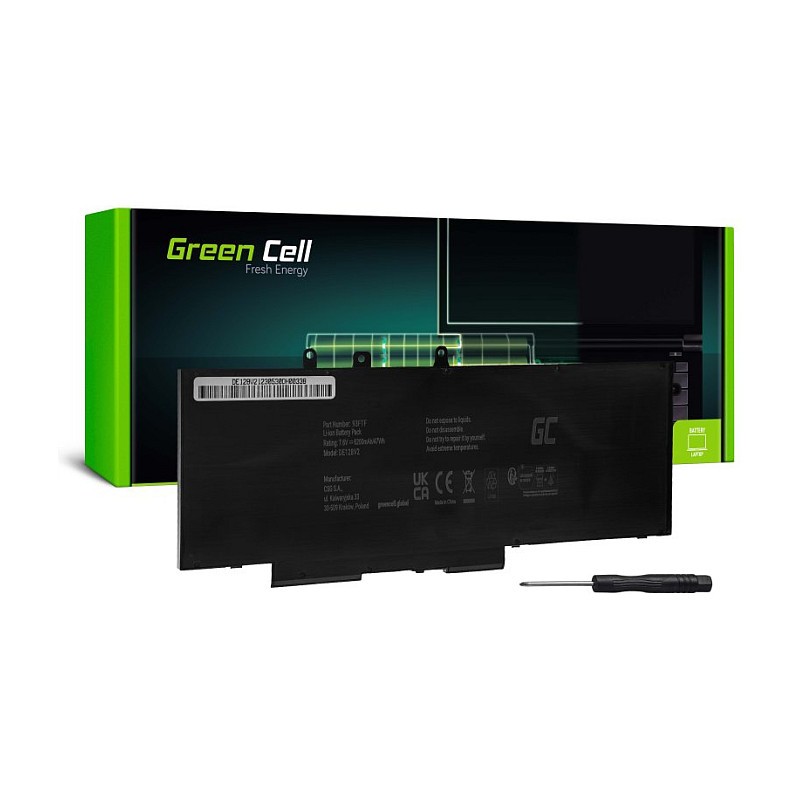 Green Cell Laptop Akku 93FTF GJKNX für Dell Latitude 7.6V 6200mAh — Buy in Cyprus with Fast Delivery