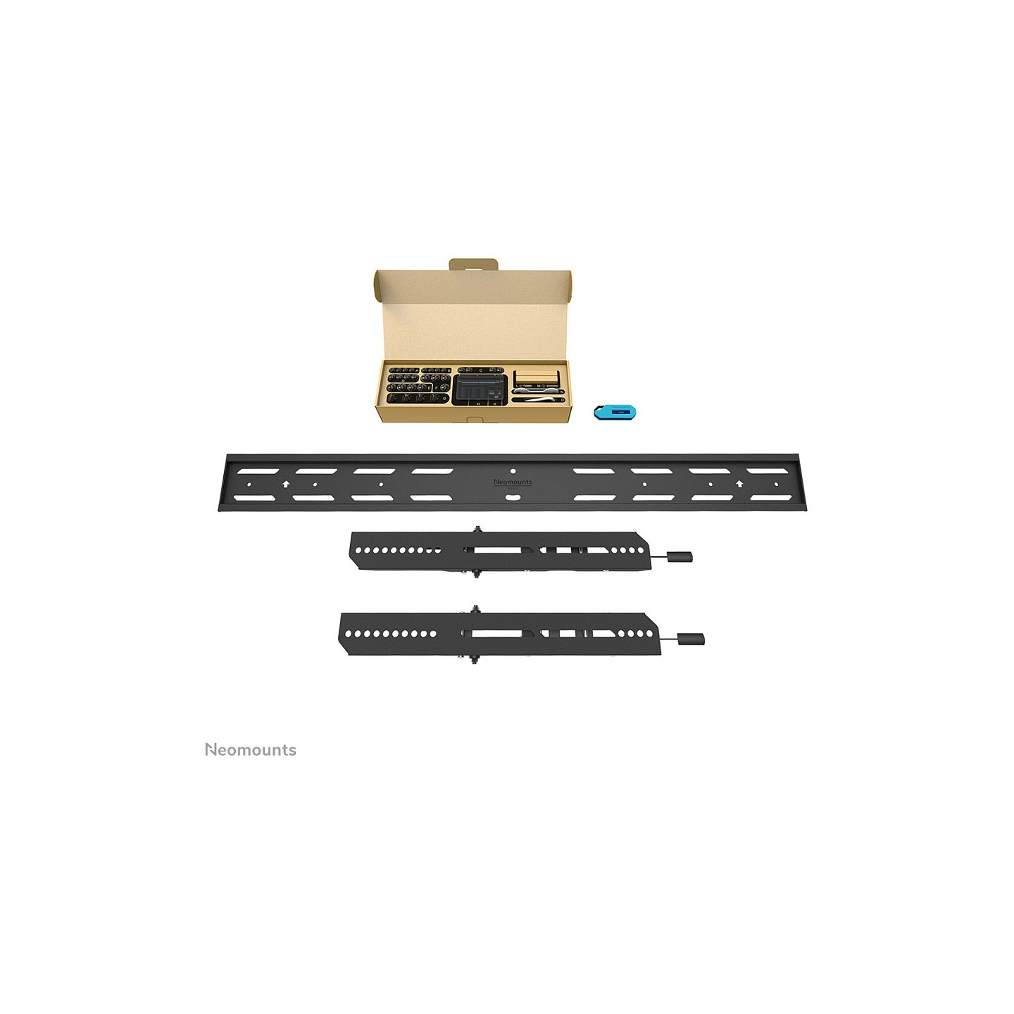 Neomounts WL35S-850BL18 neigbare Wandhalterung für 43-98' Bildschirme - Schwarz — Buy in Cyprus with Fast Delivery