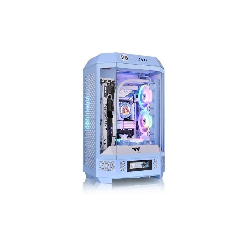 Buy Thermaltake The Tower 300 - Hydrangea Blue - Micro-ATX/Mini-ITX Tempered Gla... in Cyprus, Nicosia, Limassol, Larnaka, Pafos