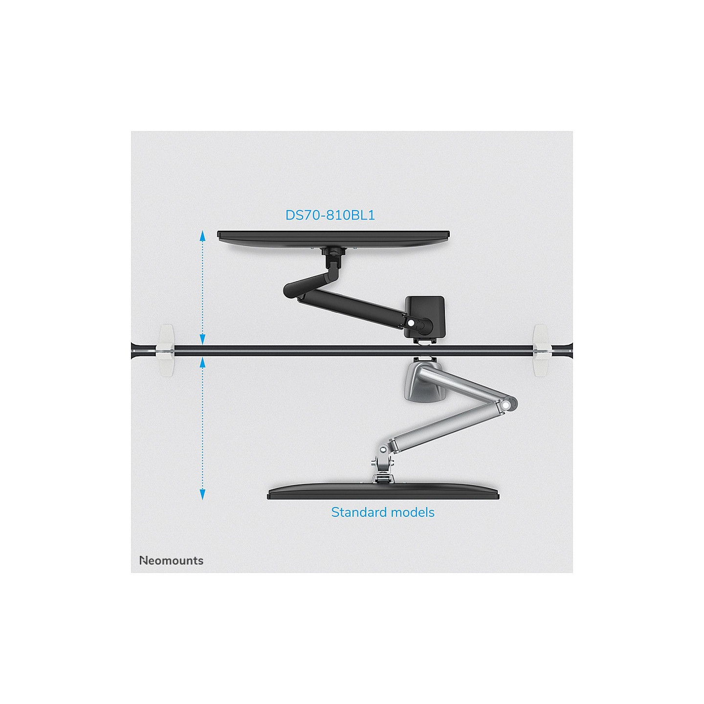 Neomounts Full-Motion-Tischhalterung für 17-32' Bildschirme 9KG DS70-810BL1 — Buy in Cyprus with Fast Delivery
