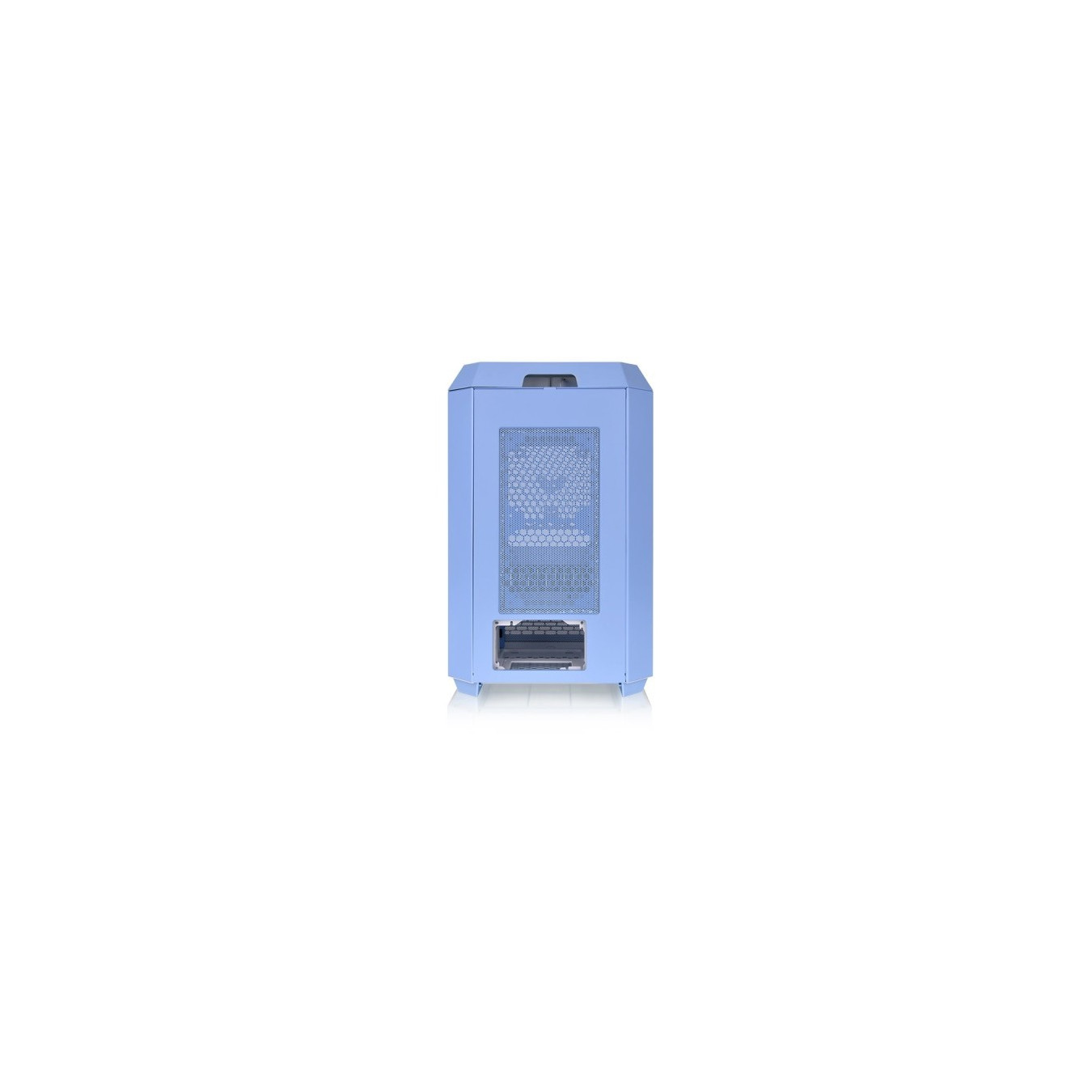 Thermaltake The Tower 300 - Hydrangea Blue - Micro-ATX/Mini-ITX Tempered Glass Case, Bottom PSU