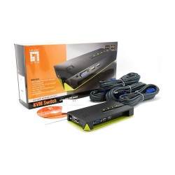 KVM Switch 4-Fach VGA + 2xUSB Level One — Buy in Cyprus with Fast Delivery