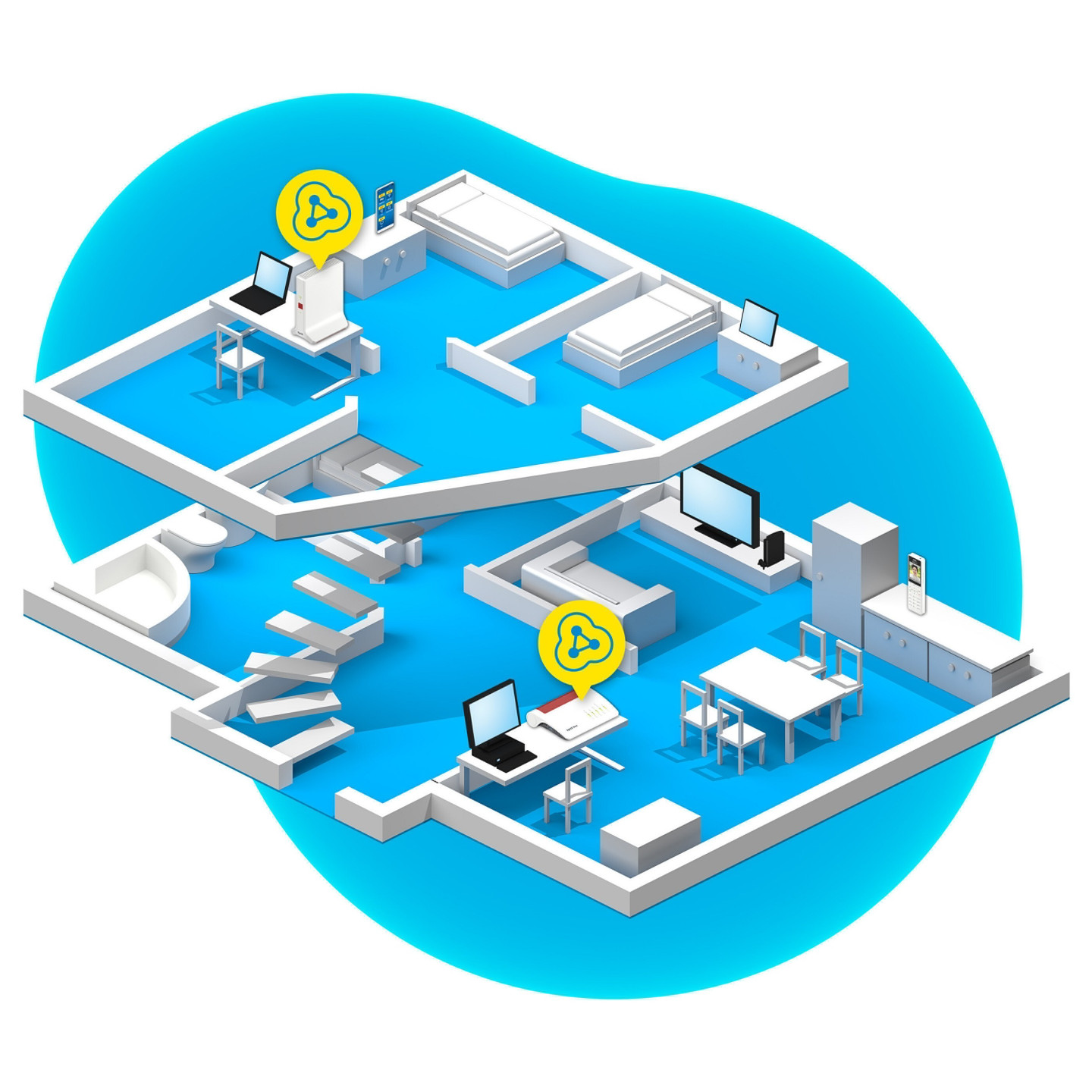 AVM FRITZ!Repeater 3000 AX - Repeater - WLAN — Buy in Cyprus with Fast Delivery
