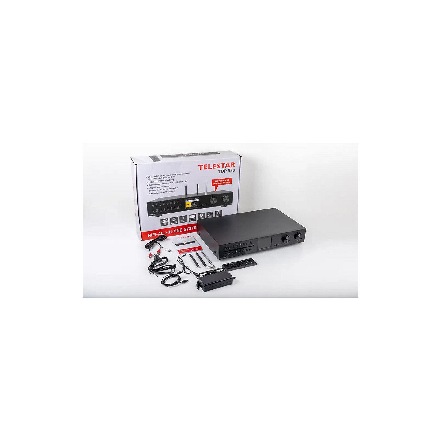 TELESTAR TOP 550 Schwarz Multifunktionsradios HiFi-Baustei — Buy in Cyprus with Fast Delivery