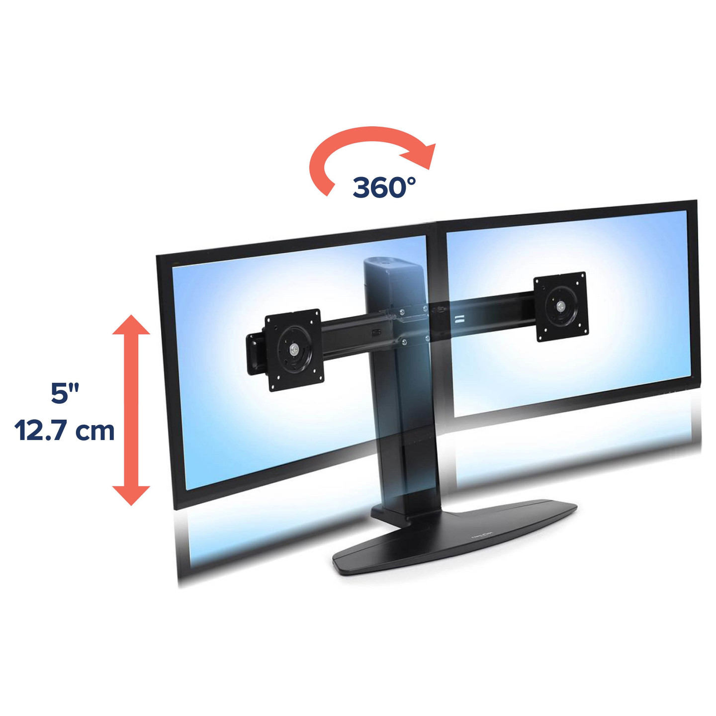 Ergotron Neo-Flex® Lift Stand für zwei Monitore — Buy in Cyprus with Fast Delivery