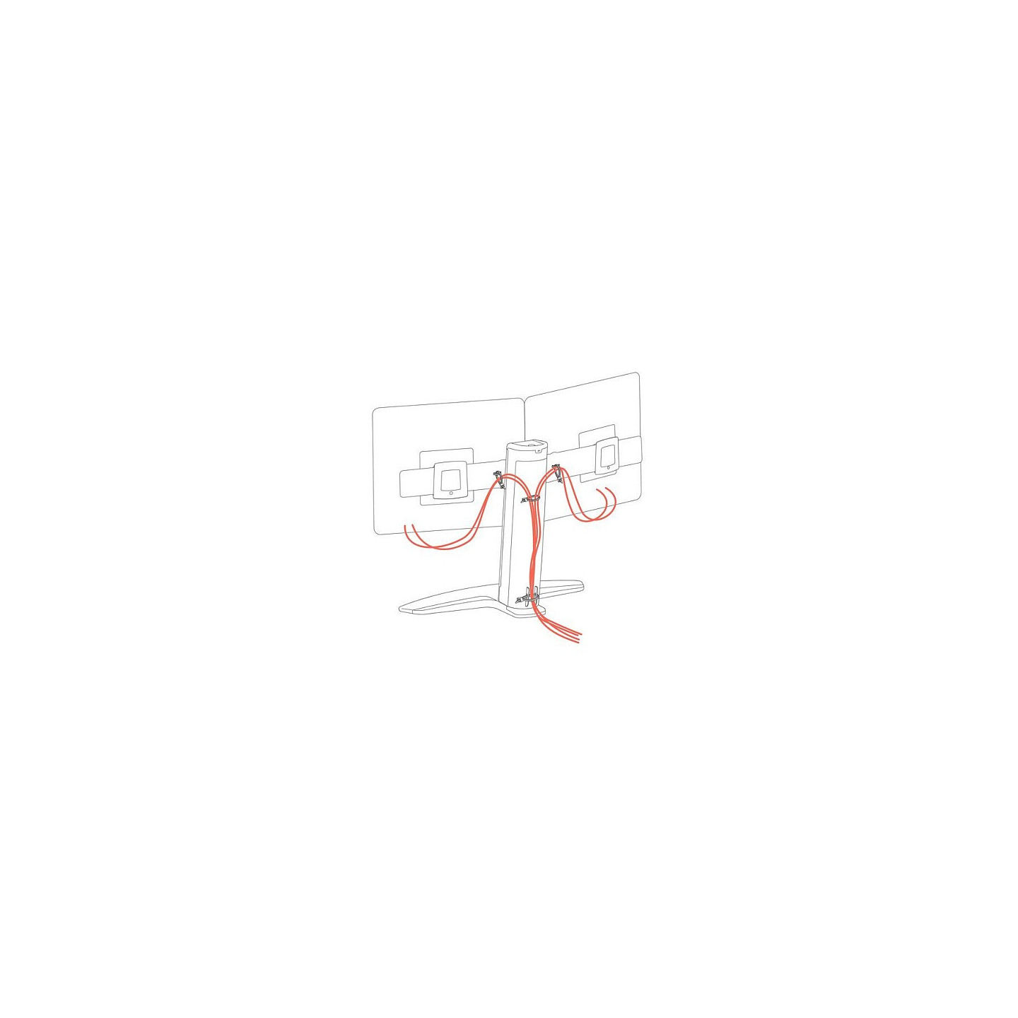 Ergotron Neo-Flex® Lift Stand für zwei Monitore — Buy in Cyprus with Fast Delivery
